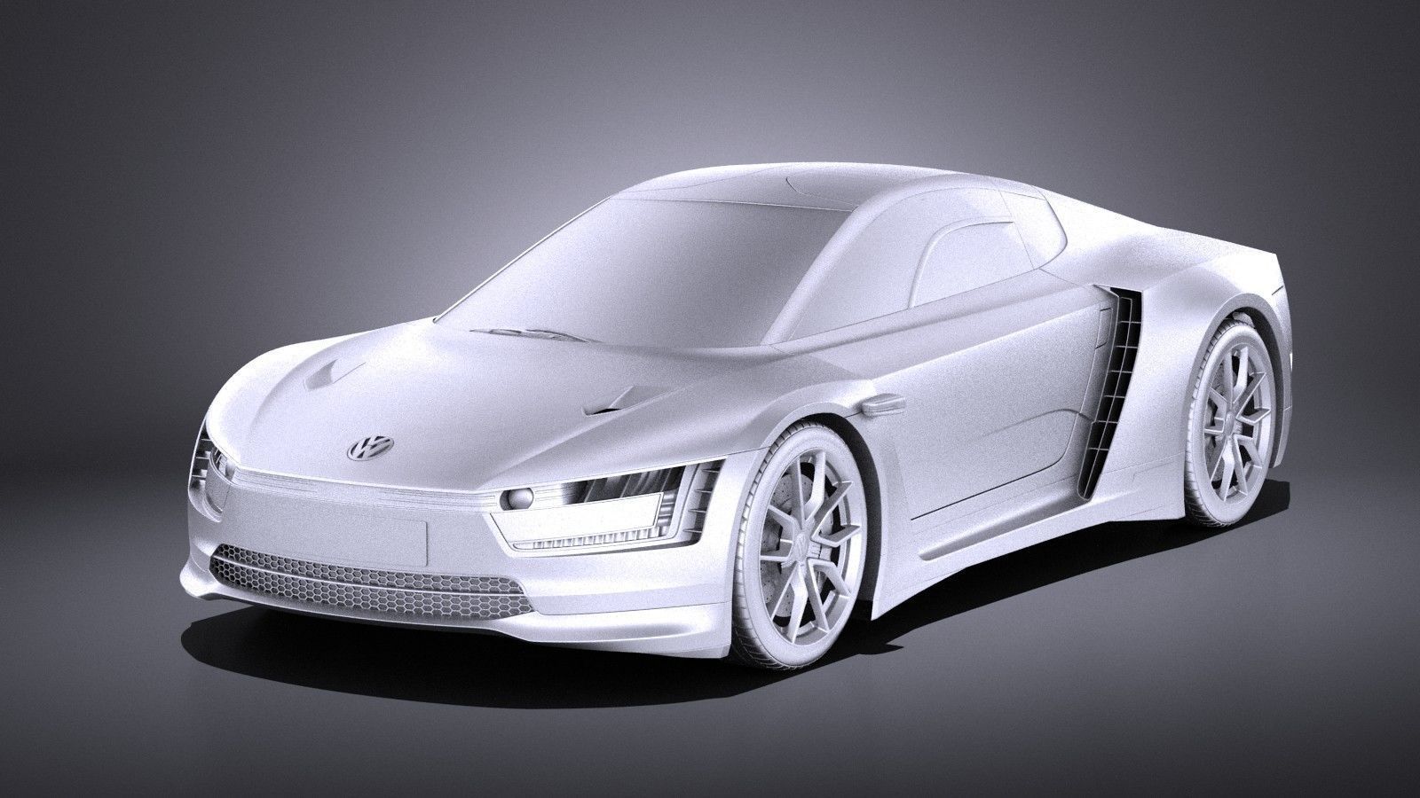 Volkswagen XL Sport 2015 VRAY 3D model_8