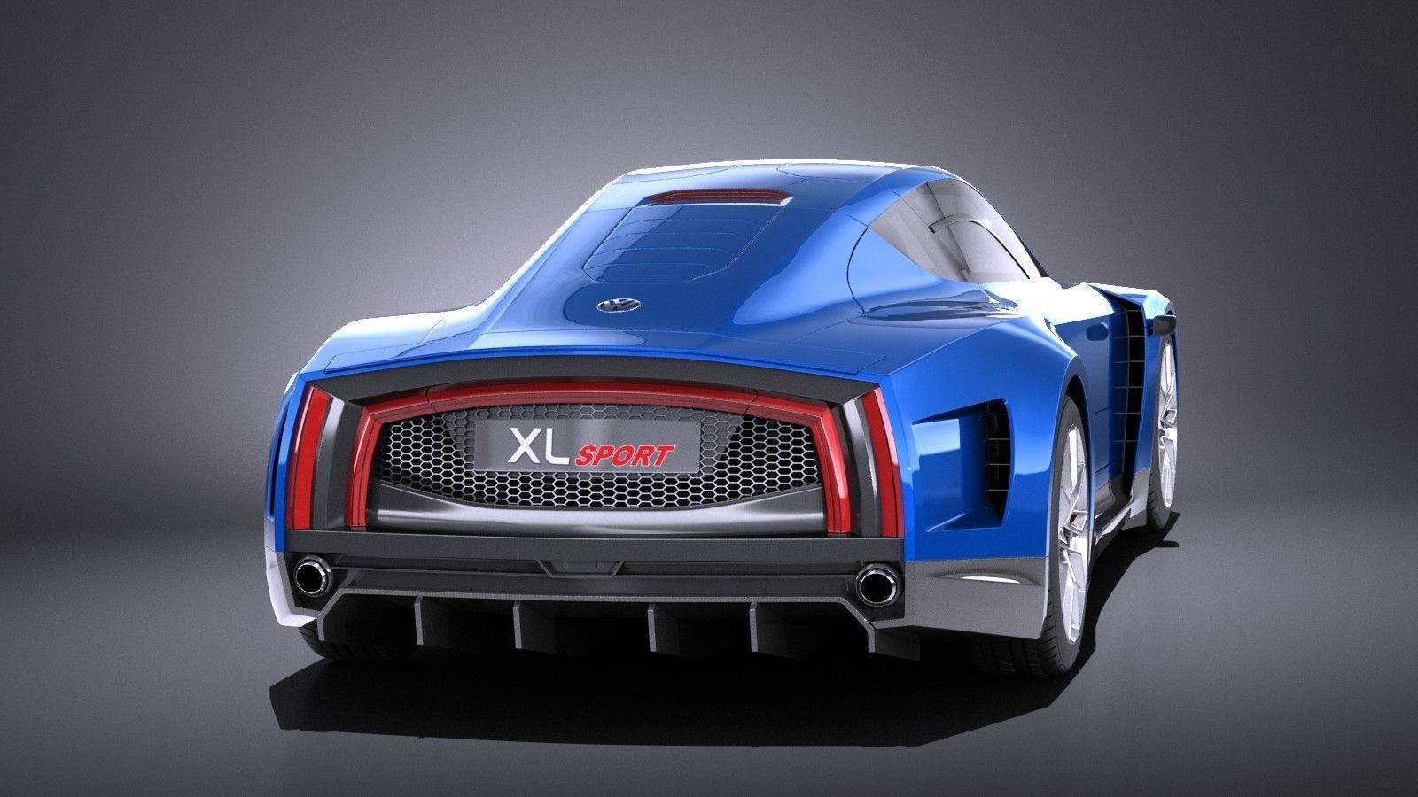 Volkswagen XL Sport 2015 VRAY 3D model_4