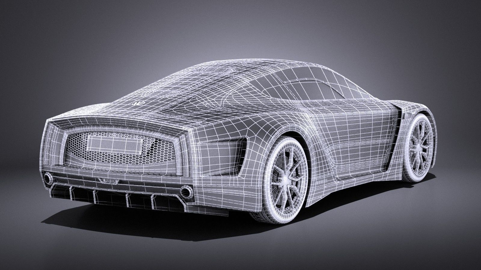 Volkswagen XL Sport 2015 VRAY 3D model_15