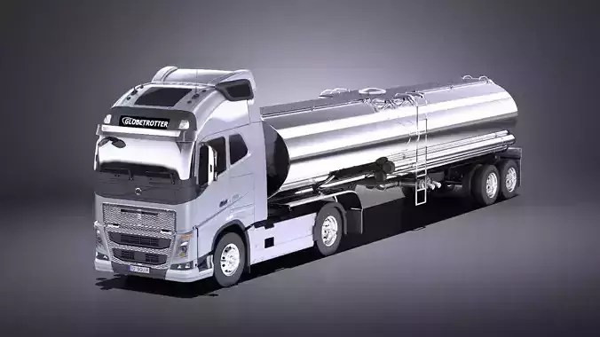 Volvo FH16 Globtrotter Tanker 2013-2015 VRAY