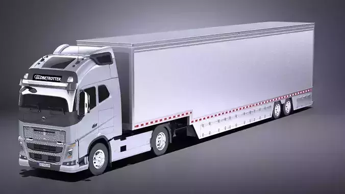 Volvo FH16 Globtrotter Trailer 2013 VRAY