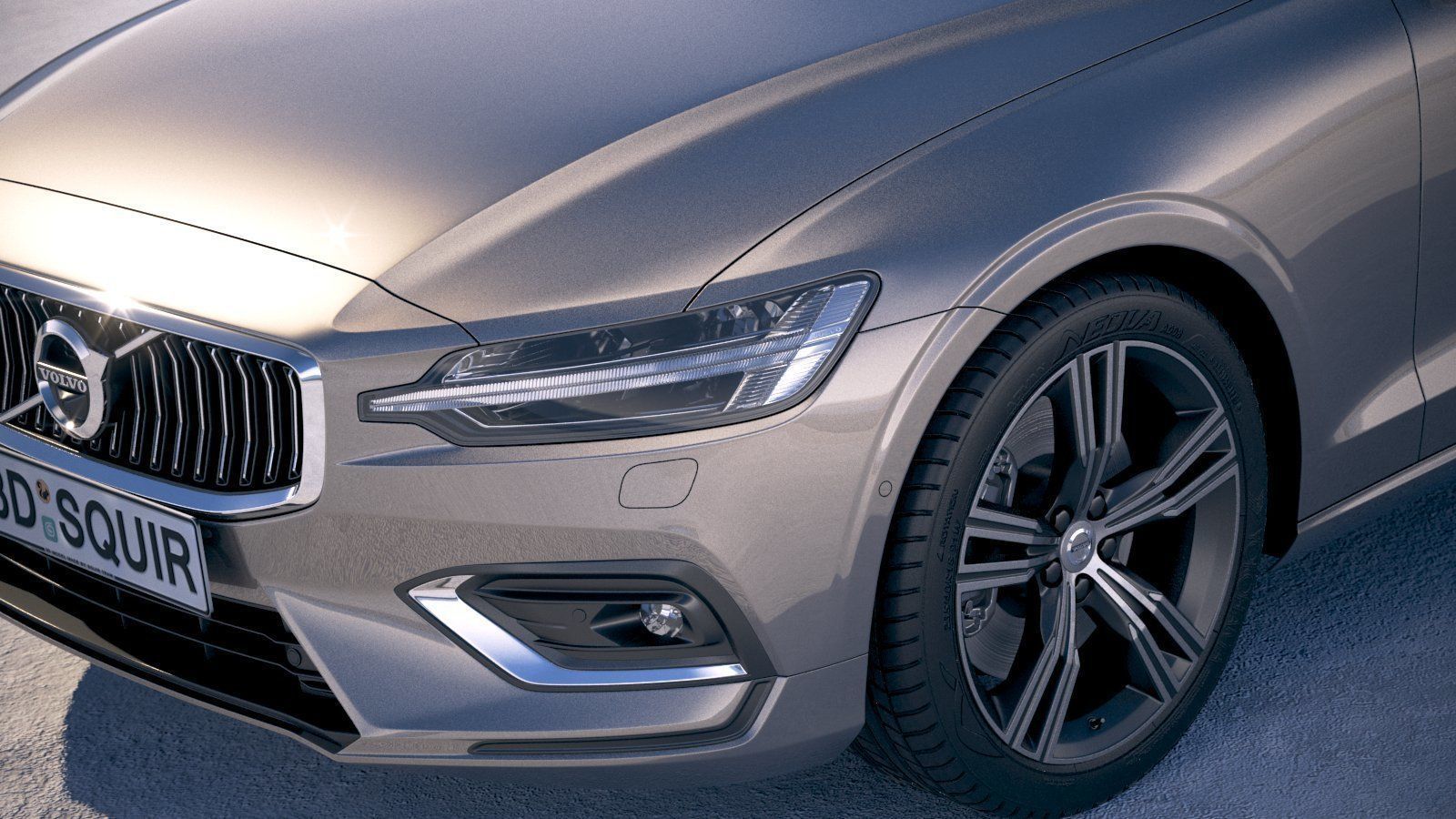 Volvo S60 2019 3D model_2