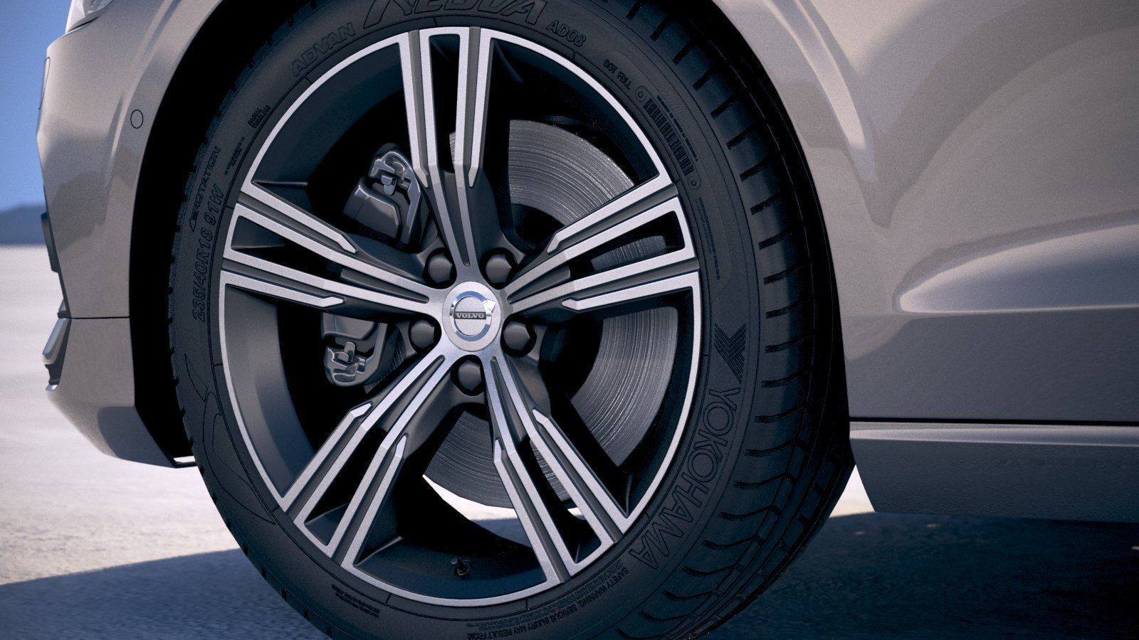 Volvo S60 2019 3D model_14