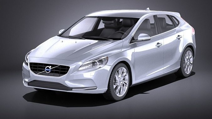 Volvo V40 2013 VRAY 3D model