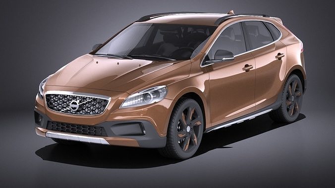 Volvo V40 Cross Country 2013 VRAY 3D model