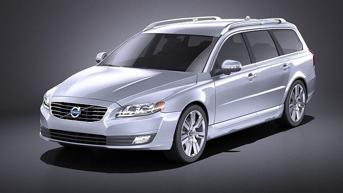 Volvo V70 2014 VRAY 3D model