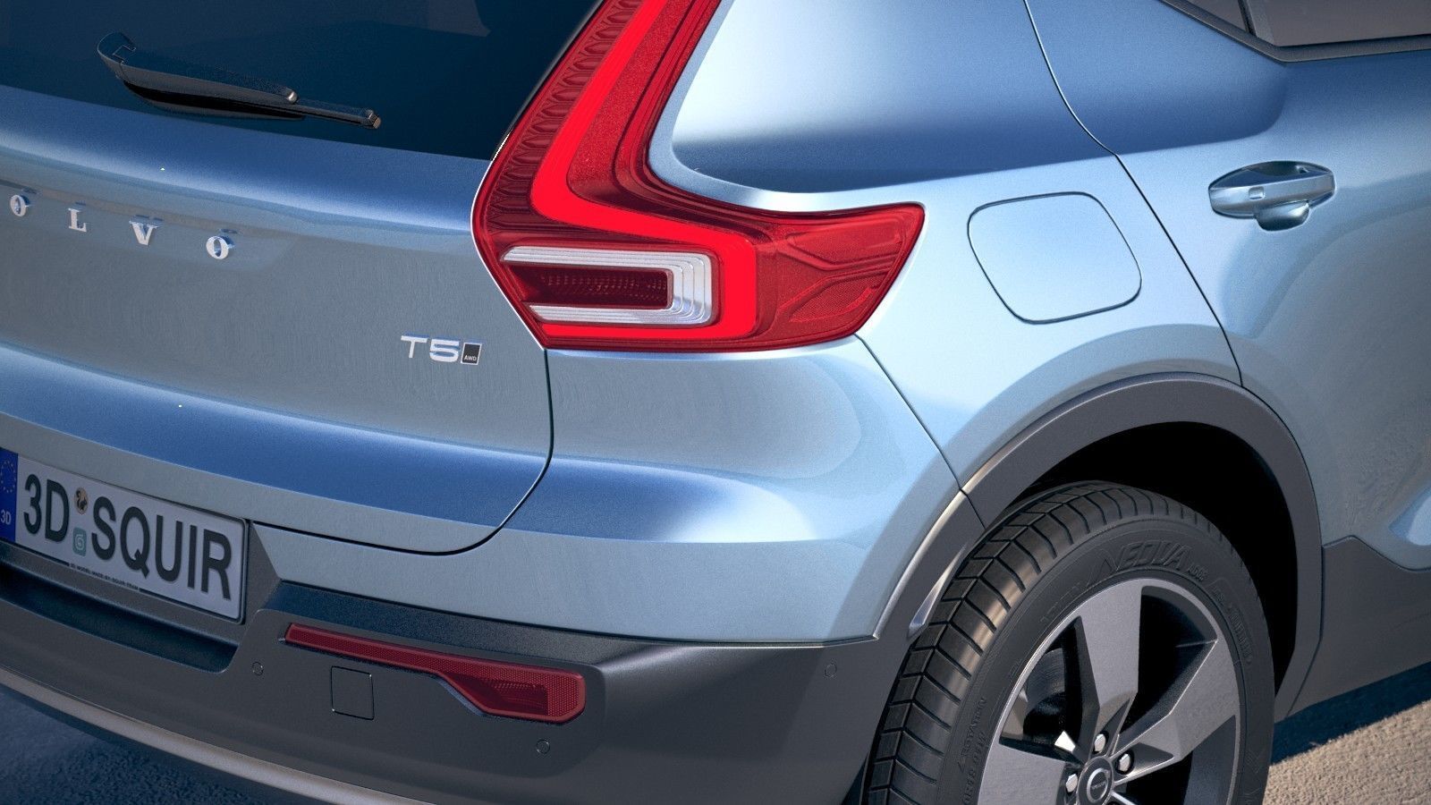 Volvo XC40 2018 3D model_3