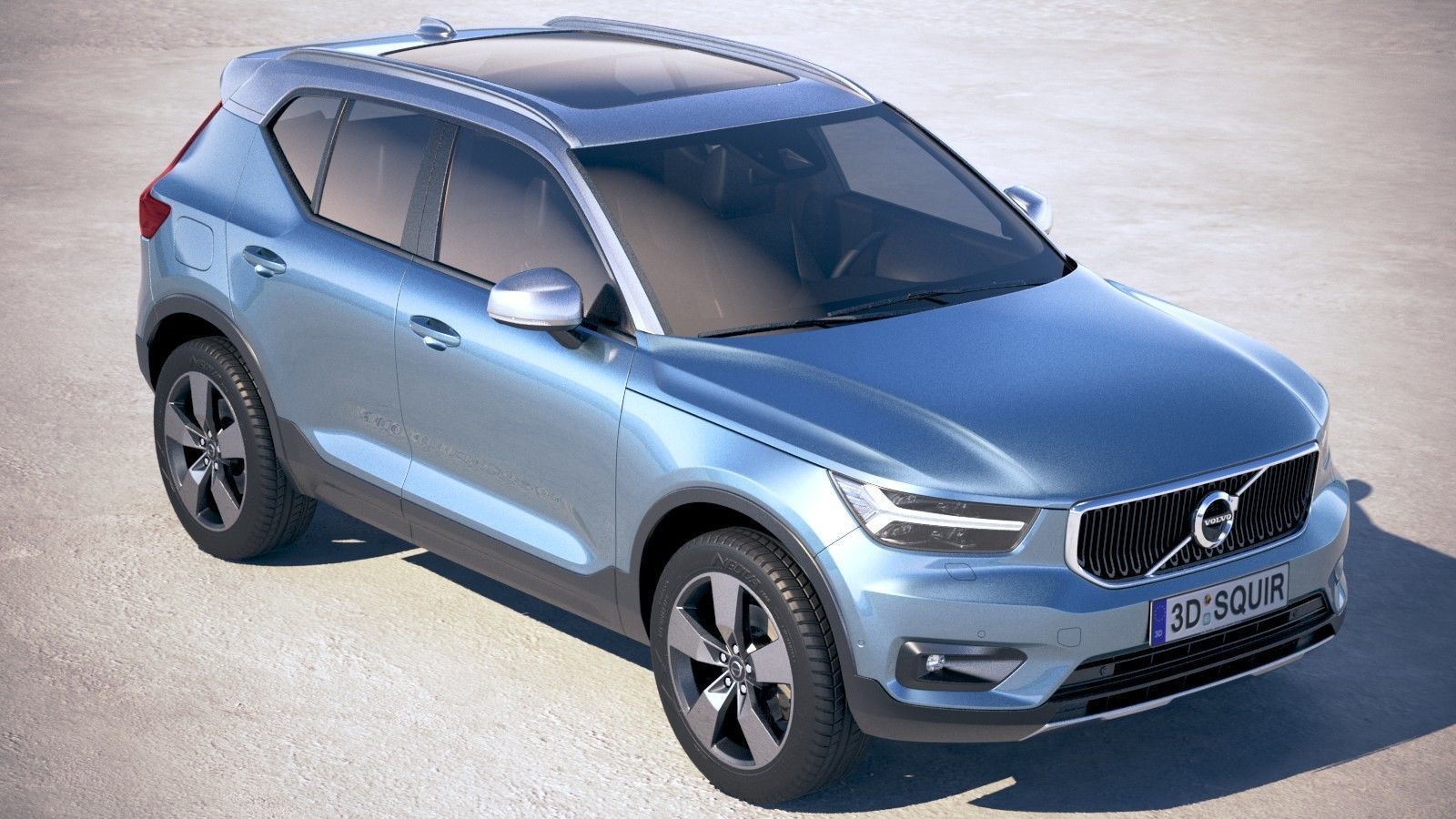 Volvo XC40 2018 3D model_11