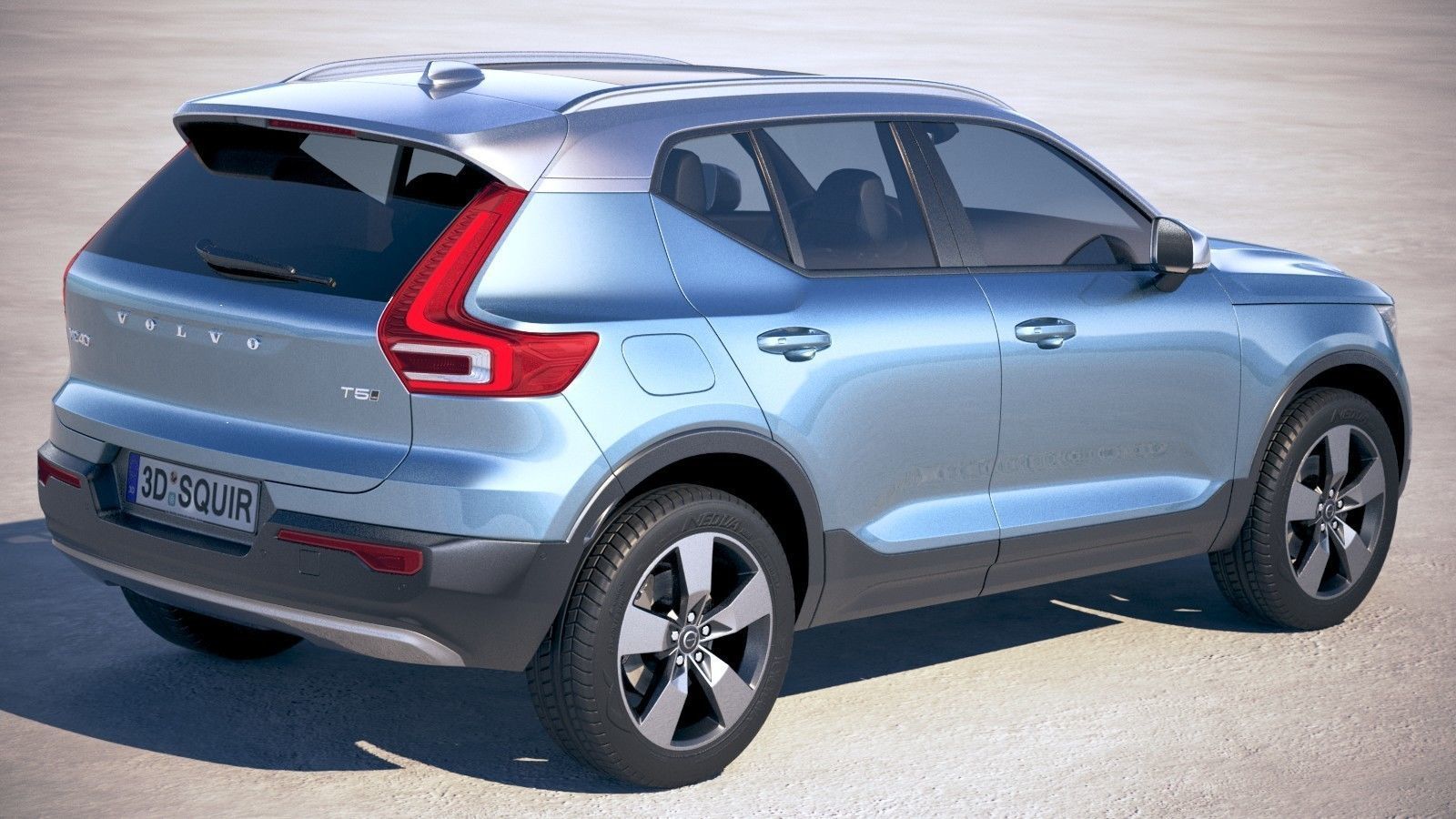 Volvo XC40 2018 3D model_4