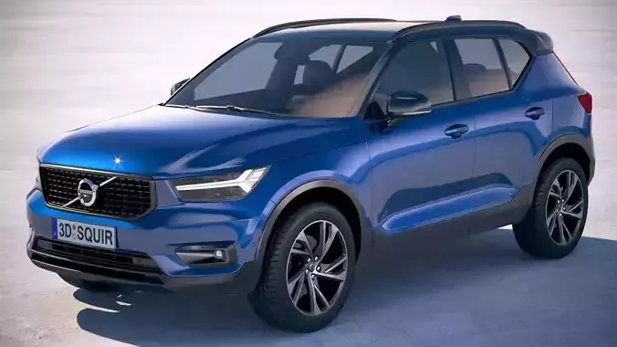 Volvo XC40 R-design 2018 3D model