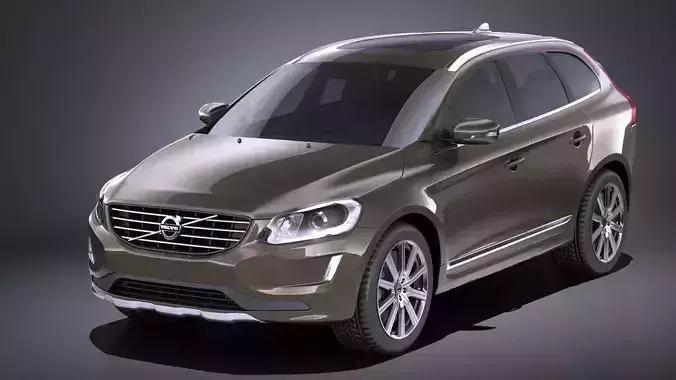 Volvo XC60 2014 VRAY 3D model
