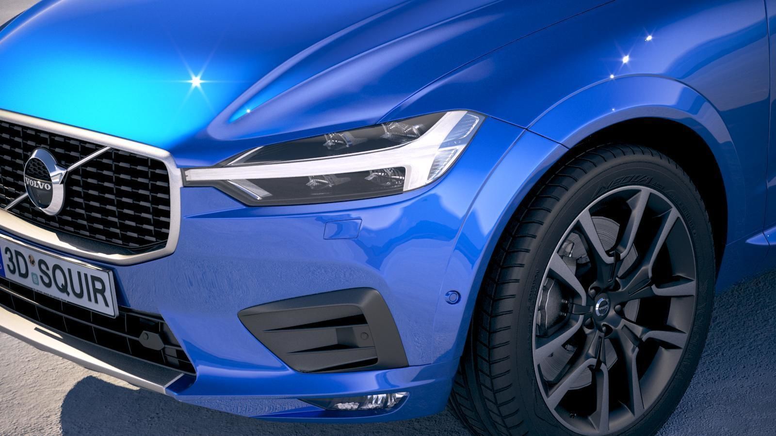 Volvo XC60 R-Design 2018 3D model_2