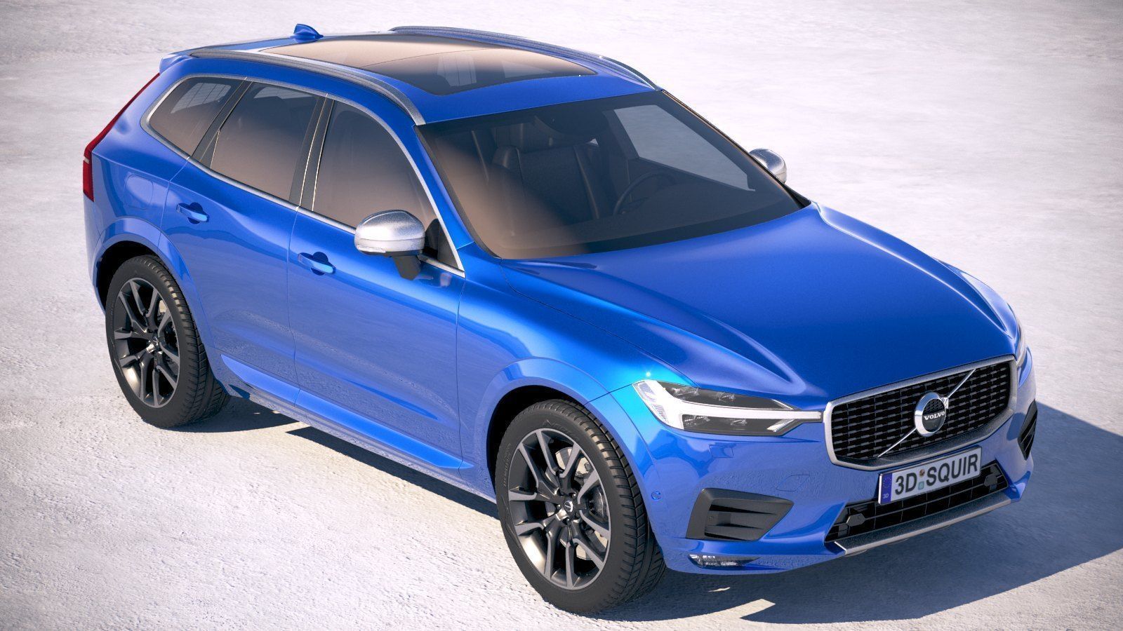 Volvo XC60 R-Design 2018 3D model_11