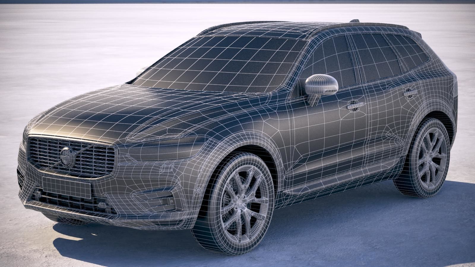 Volvo XC60 R-Design 2018 3D model_19