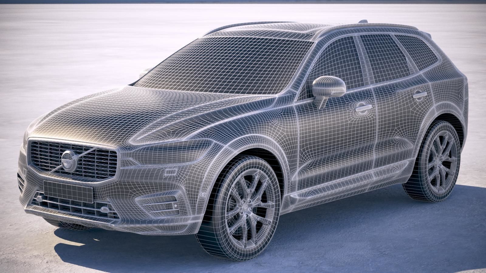 Volvo XC60 R-Design 2018 3D model_17