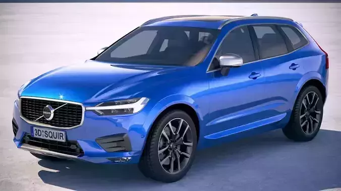 Volvo XC60 R-Design 2018 3D model