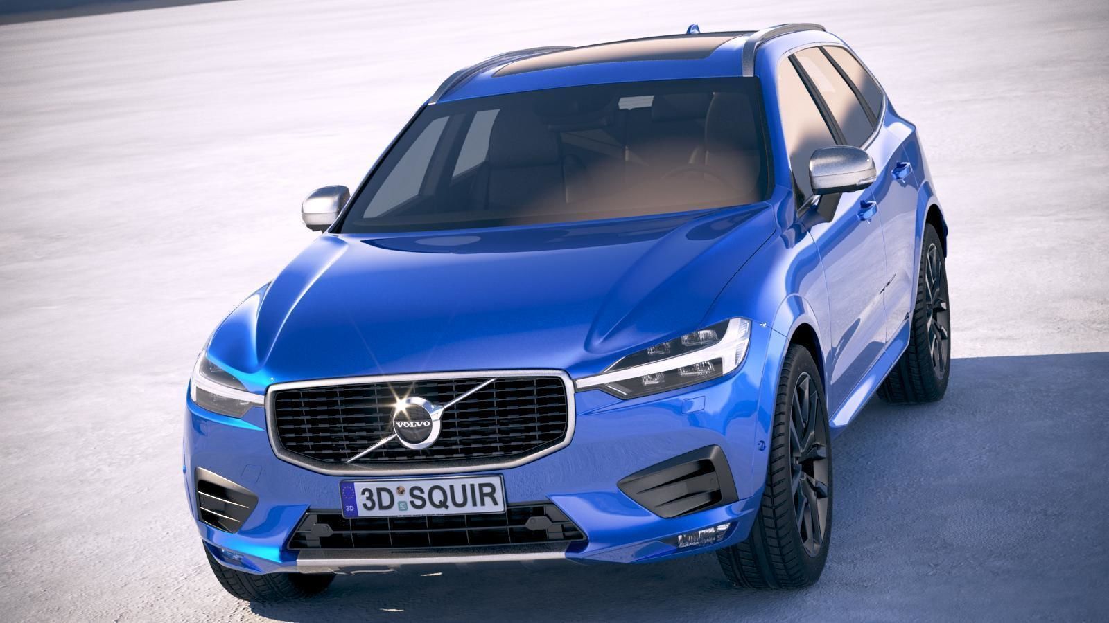 Volvo XC60 R-Design 2018 3D model_1