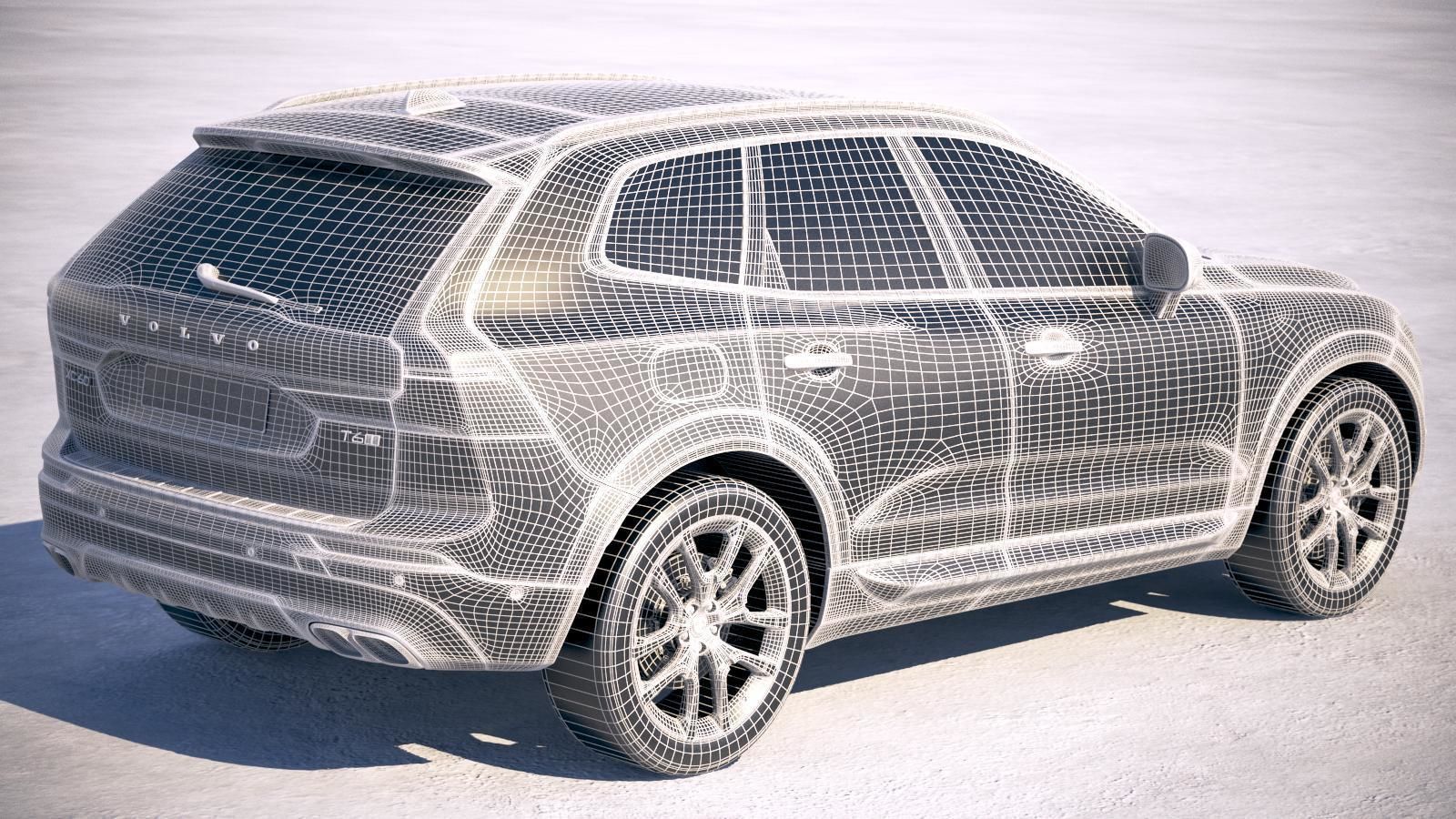 Volvo XC60 R-Design 2018 3D model_18