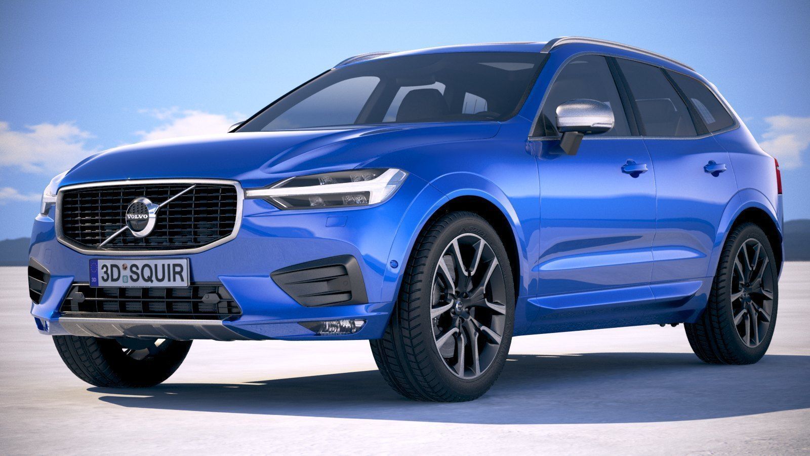 Volvo XC60 R-Design 2018 3D model_12