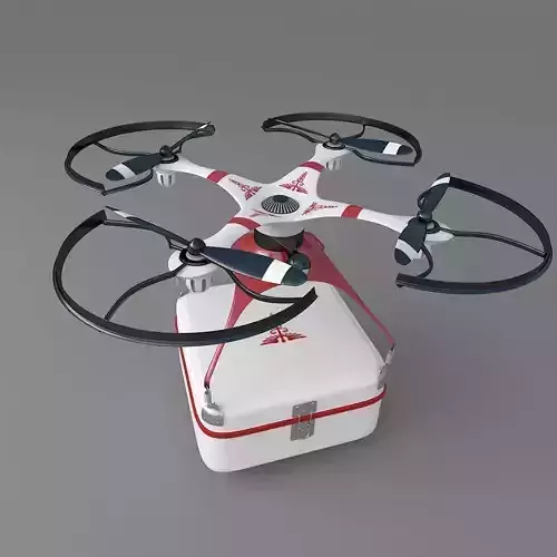Medical drone 3D model