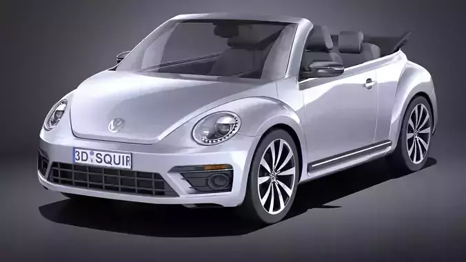 Volkswagen Beetle Convertible R-line 2015 VRAY
