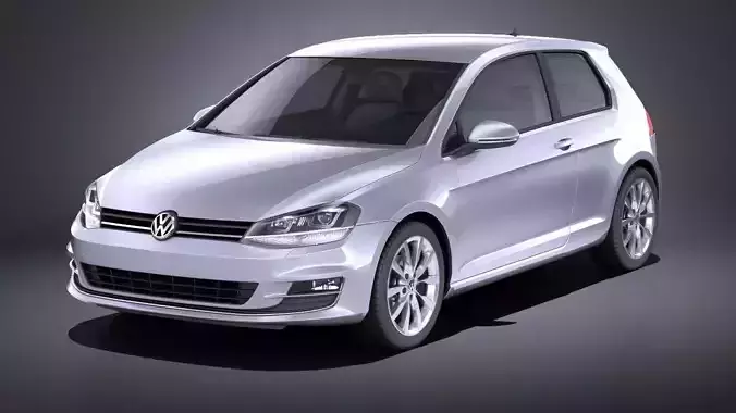 Vw Golf VII 3doors 2013 VRAY