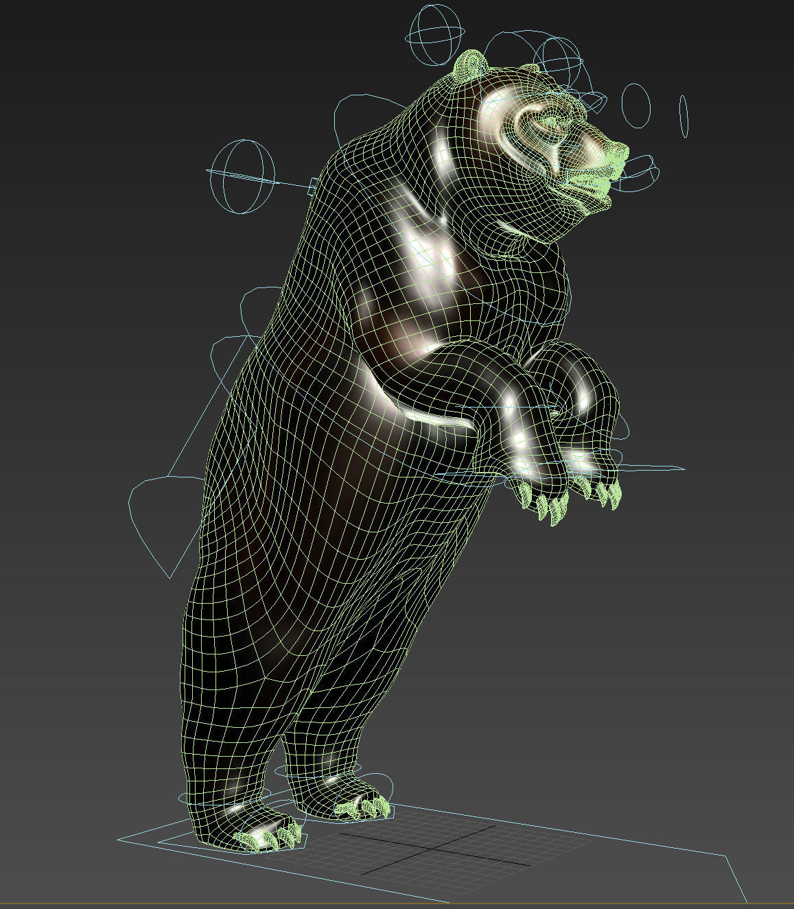 Wallstreet Bear Sculpture 3D model_9