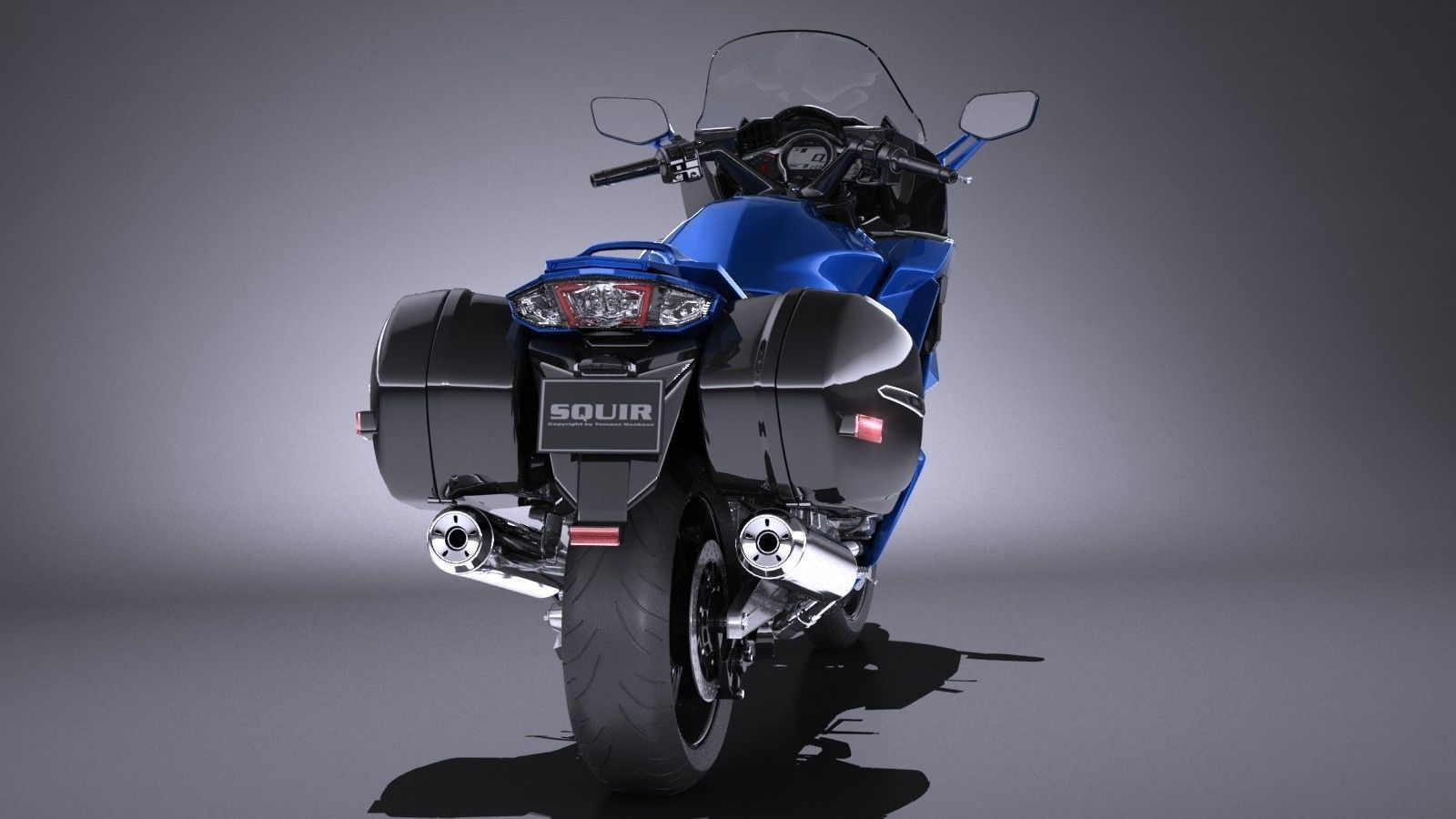 Yamaha FJR1300 2017 3D model_4