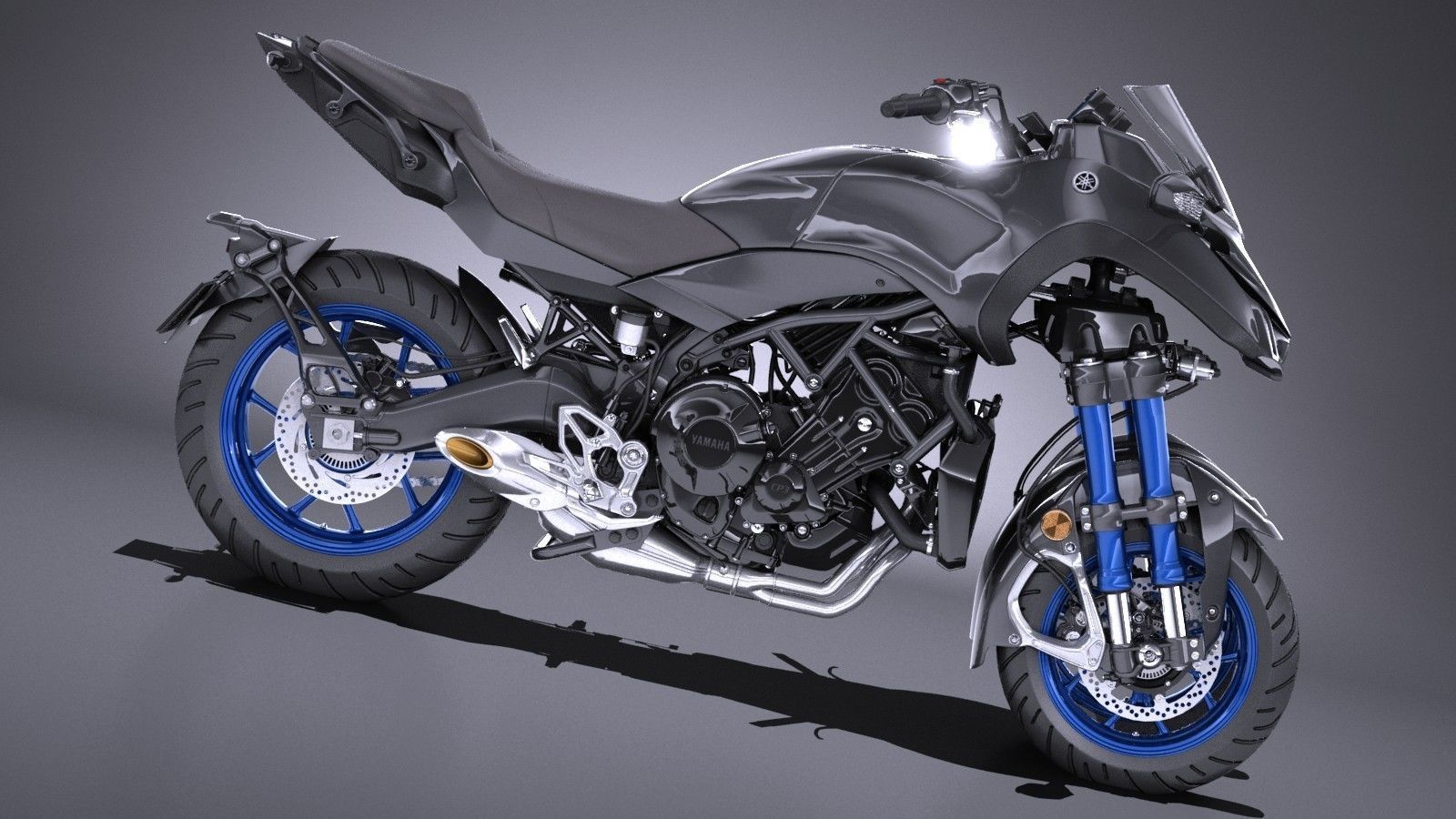Yamaha Niken 2019 3D model_7