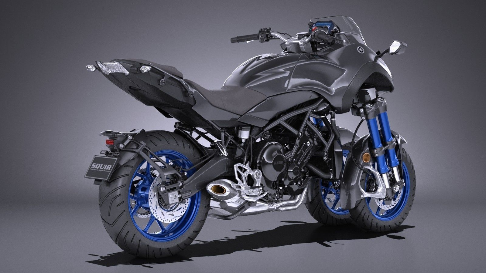Yamaha Niken 2019 3D model_6