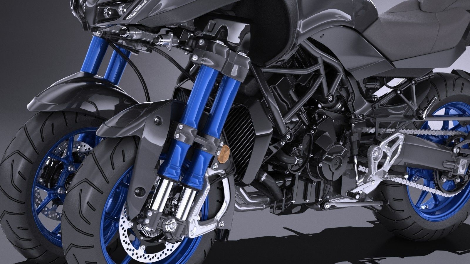 Yamaha Niken 2019 3D model_2