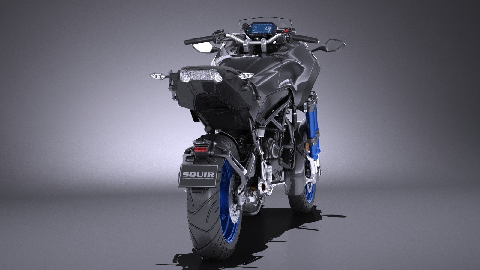 Yamaha Niken 2019 3D model_5