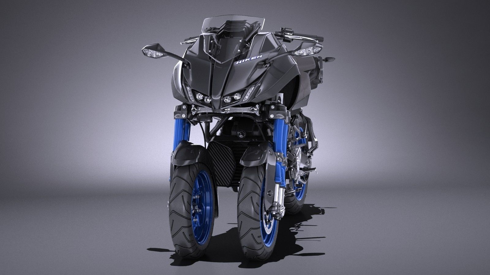 Yamaha Niken 2019 3D model_1