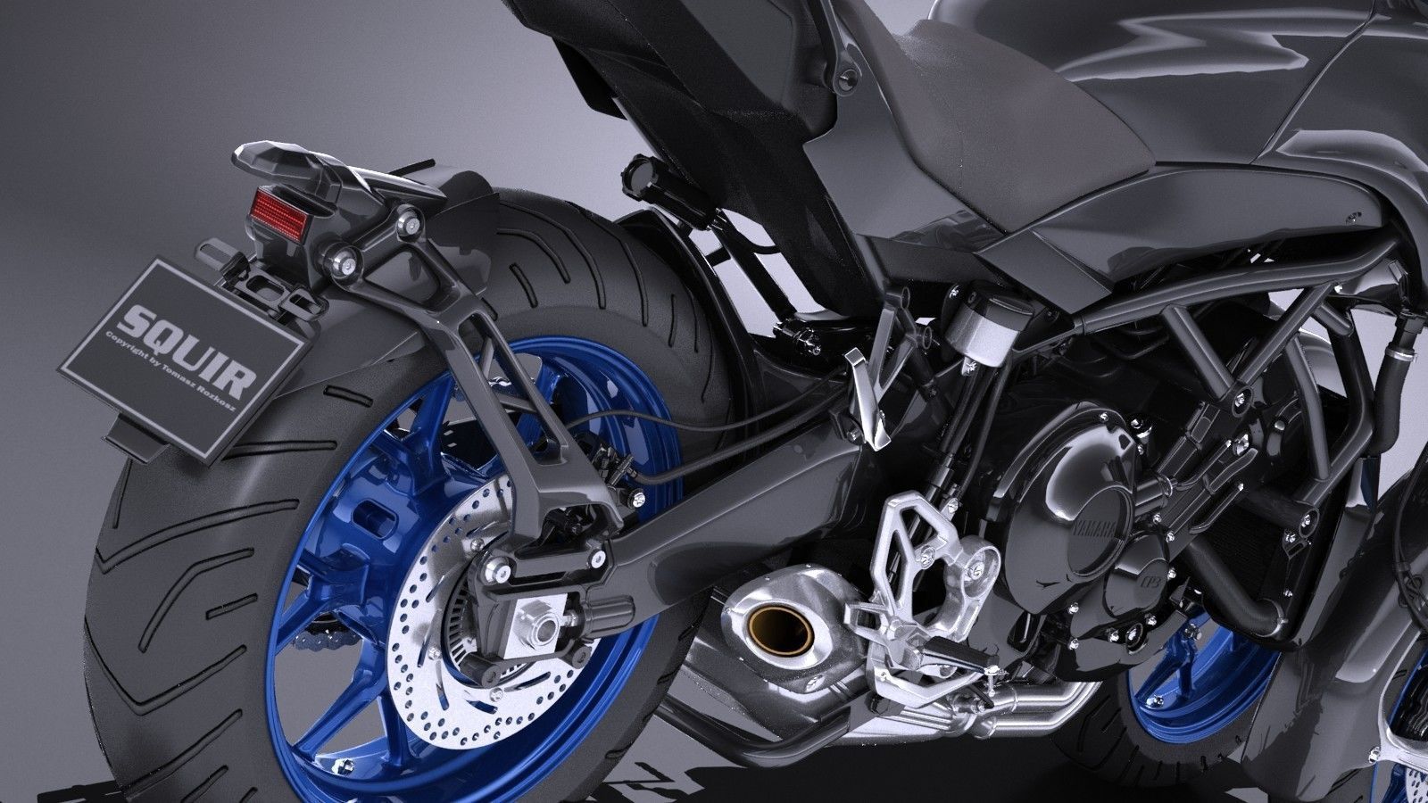 Yamaha Niken 2019 3D model_3