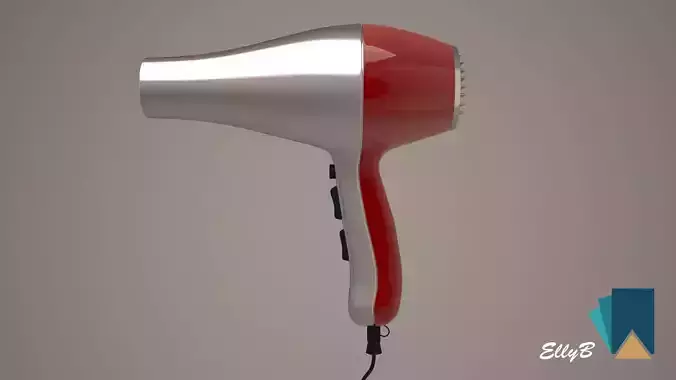 Hairdryer hair dryer 3D model