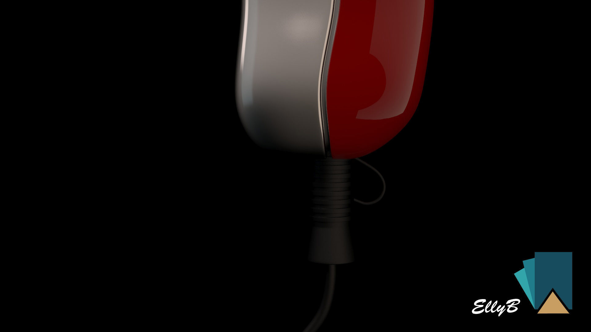 Hairdryer hair dryer 3D model_4
