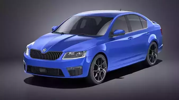 Skoda Octavia RS sedan 2015 VRAY