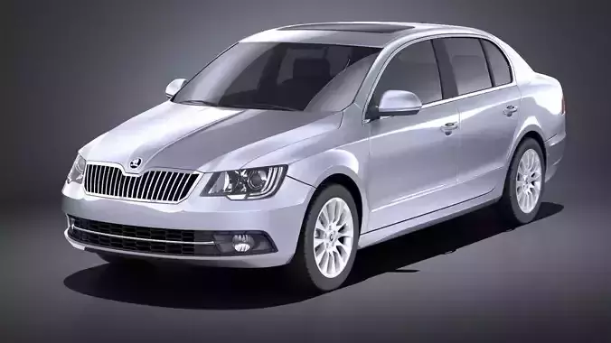 Skoda Superb Sedan 2014 VRAY