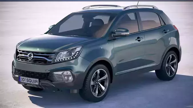 SsangYong Korando 2017 3D model