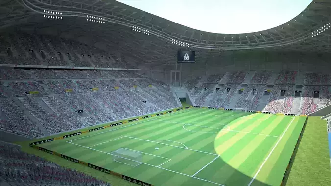 Stade Velodrome Marseille 3D model