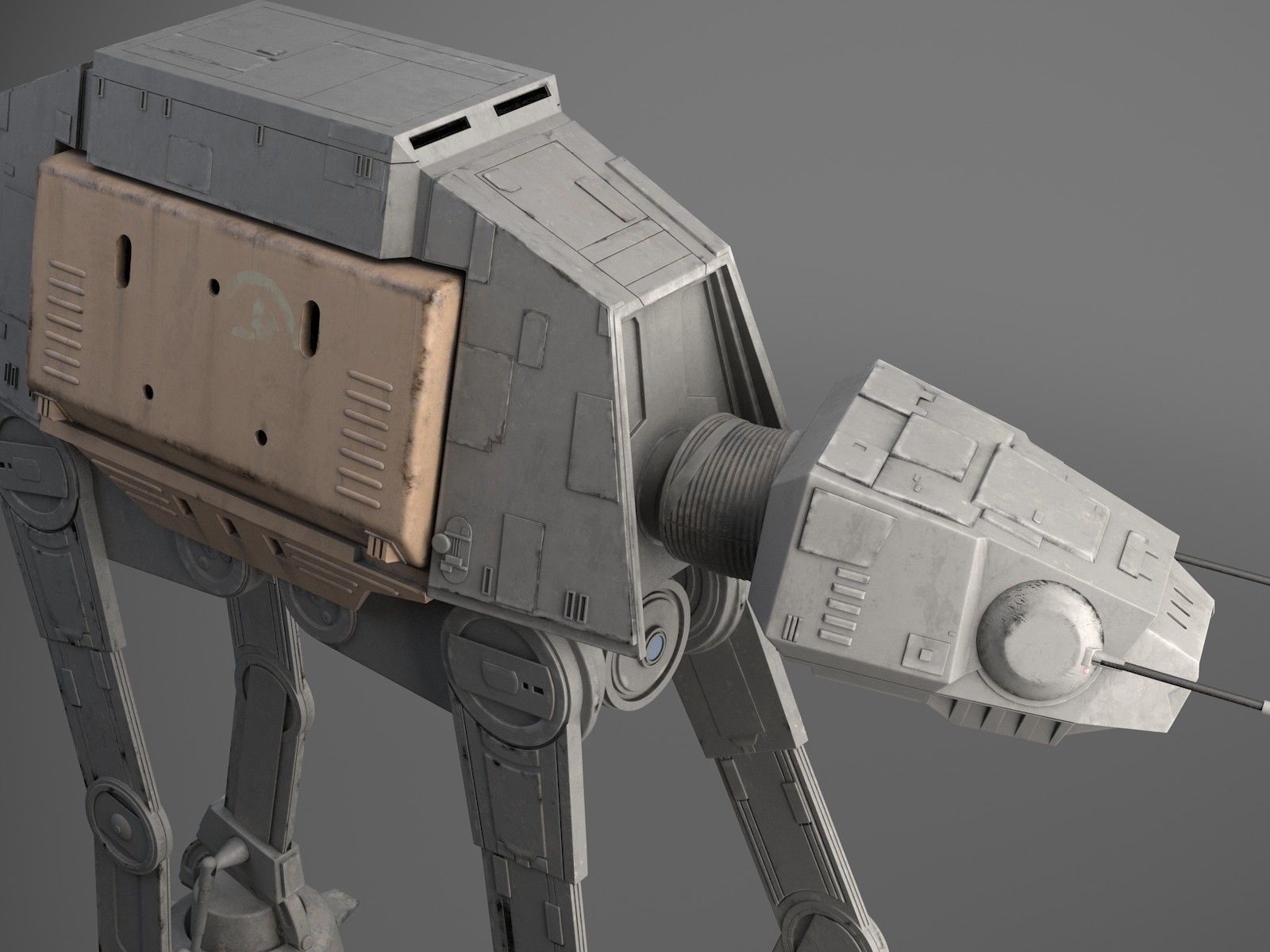 Star Wars AT-ACT Walker 3D model_8