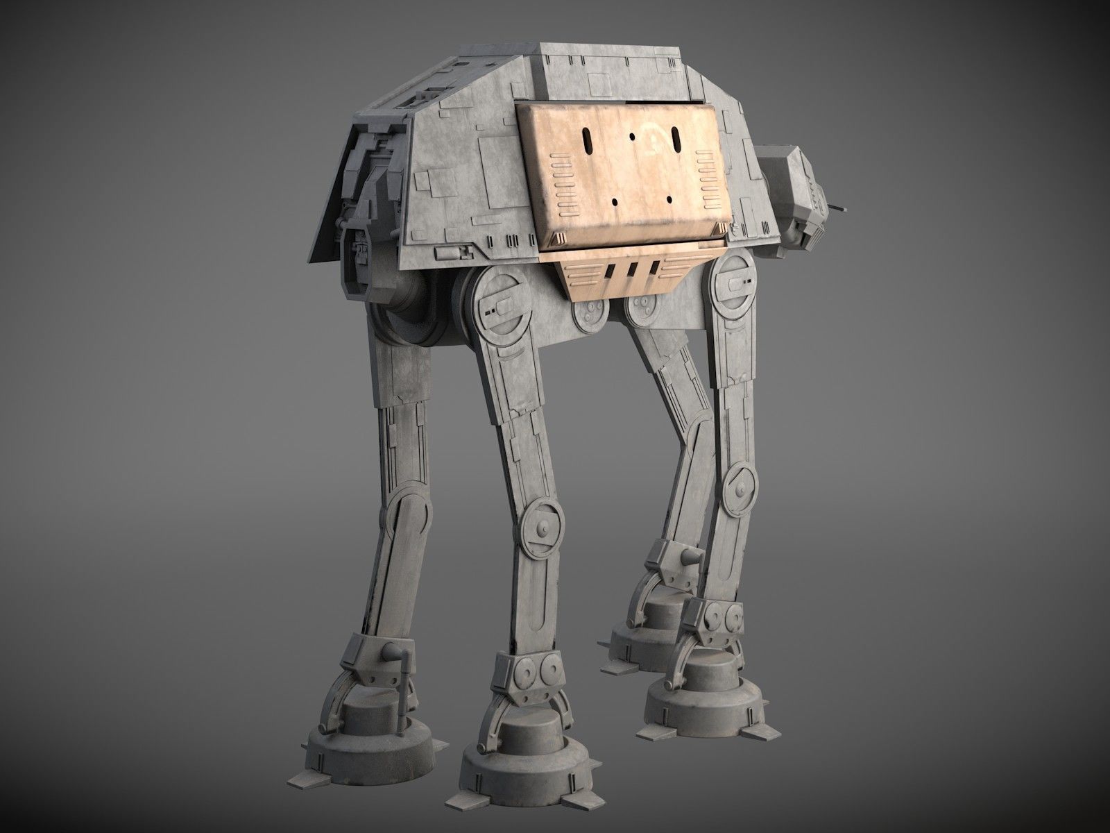 Star Wars AT-ACT Walker 3D model_1