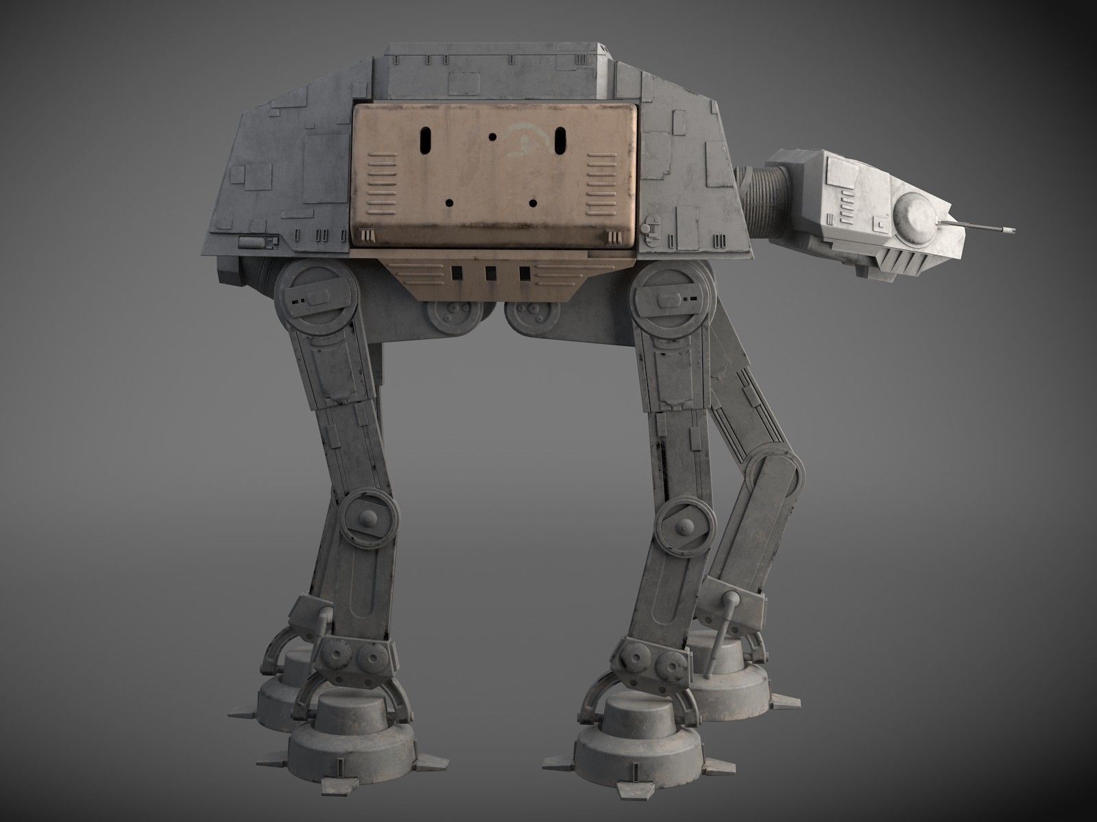 Star Wars AT-ACT Walker 3D model_6