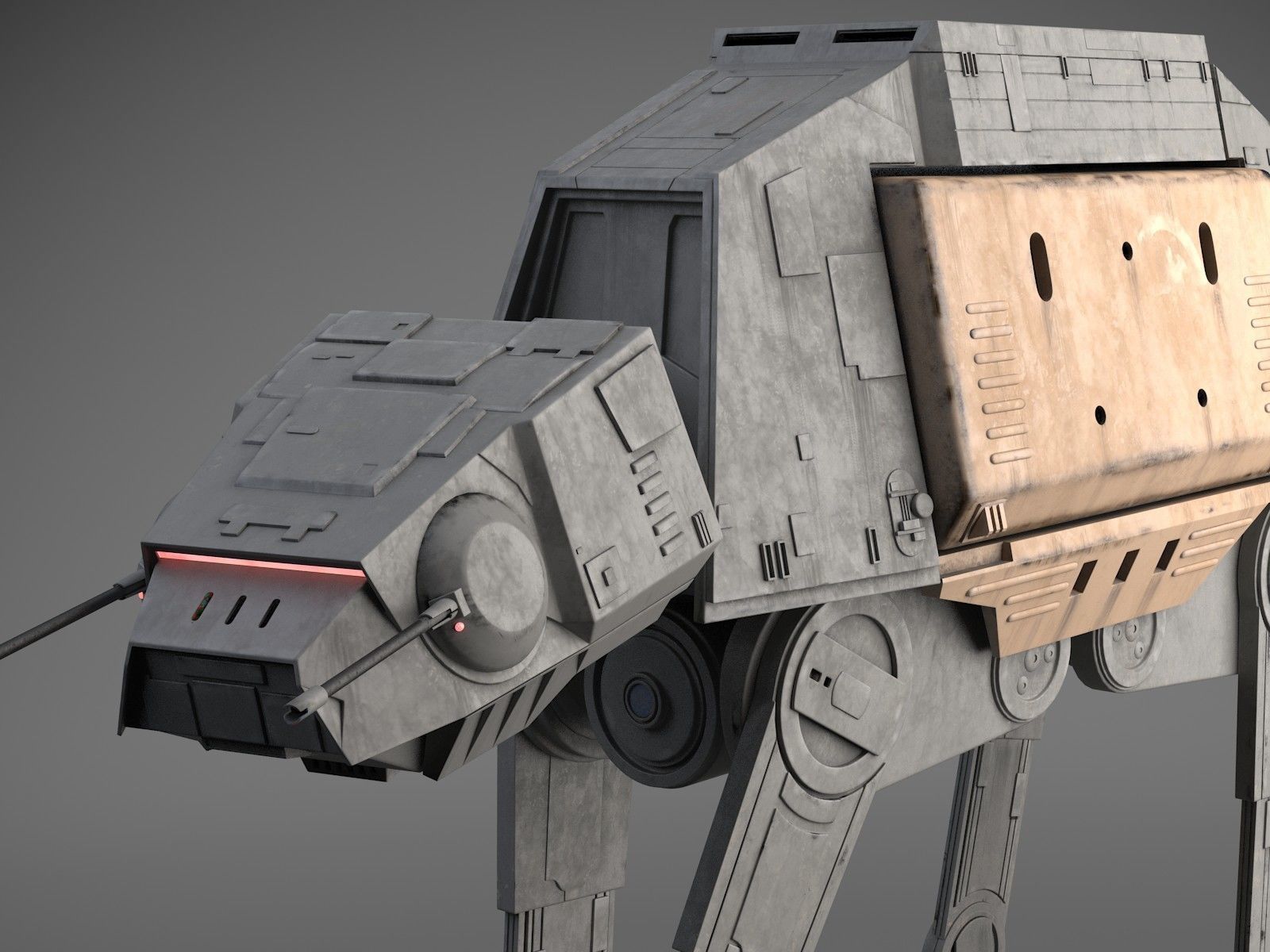 Star Wars AT-ACT Walker 3D model_2