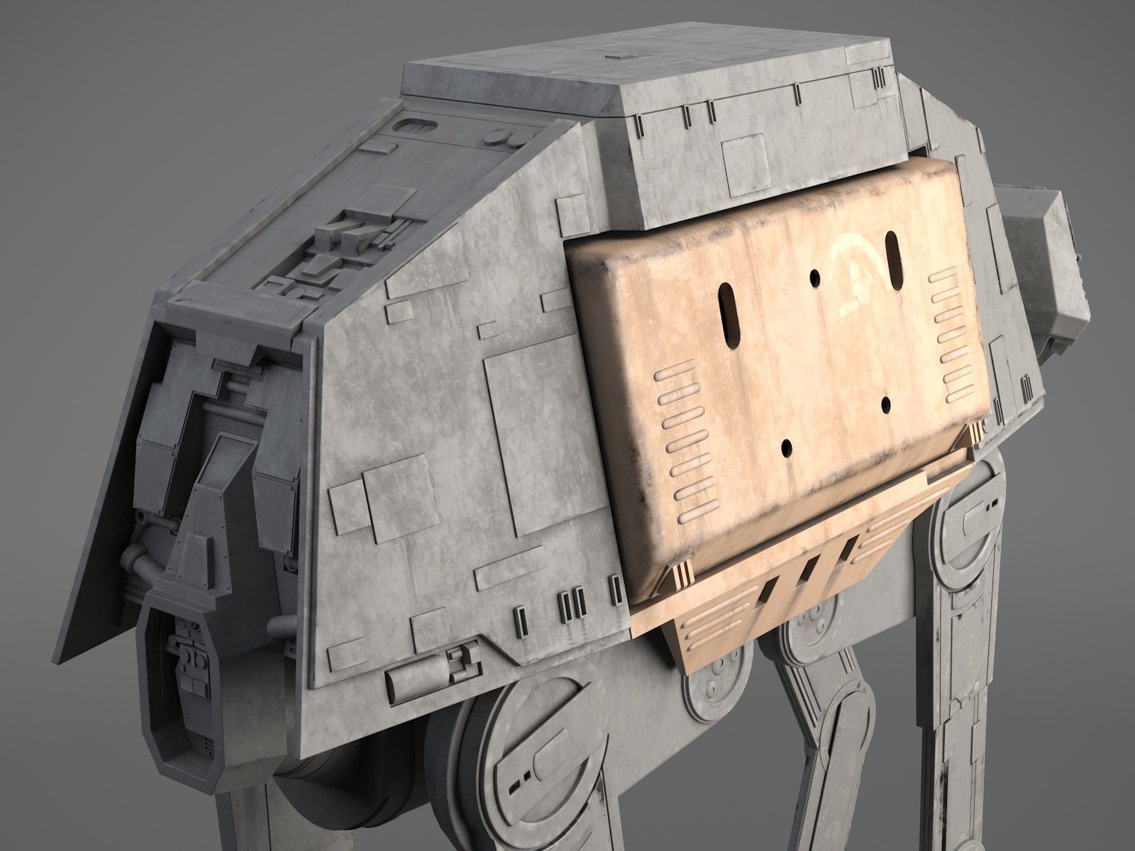 Star Wars AT-ACT Walker 3D model_3