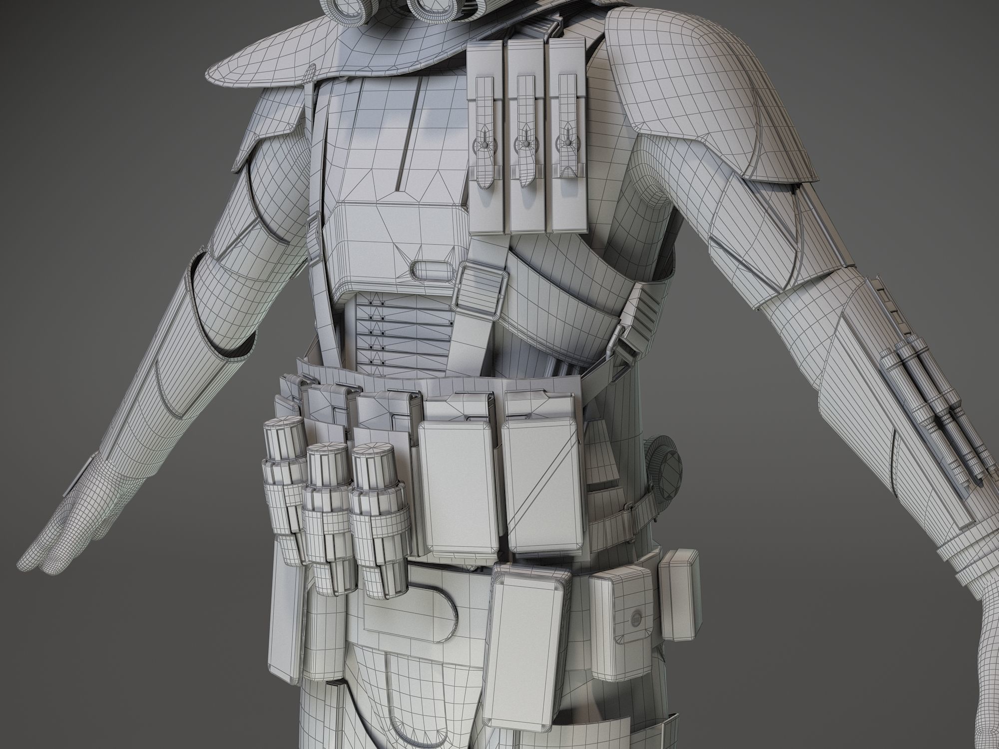 StarWars Death Trooper 3D model_17