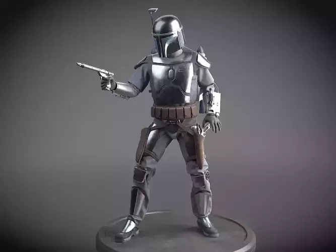 SF・ファンタジー・ホラー ARTFX+ STARWARS JANGO FETT Kotobukiya Star Wars ArtFX+ Jango Fett 1/10 Scale Statue