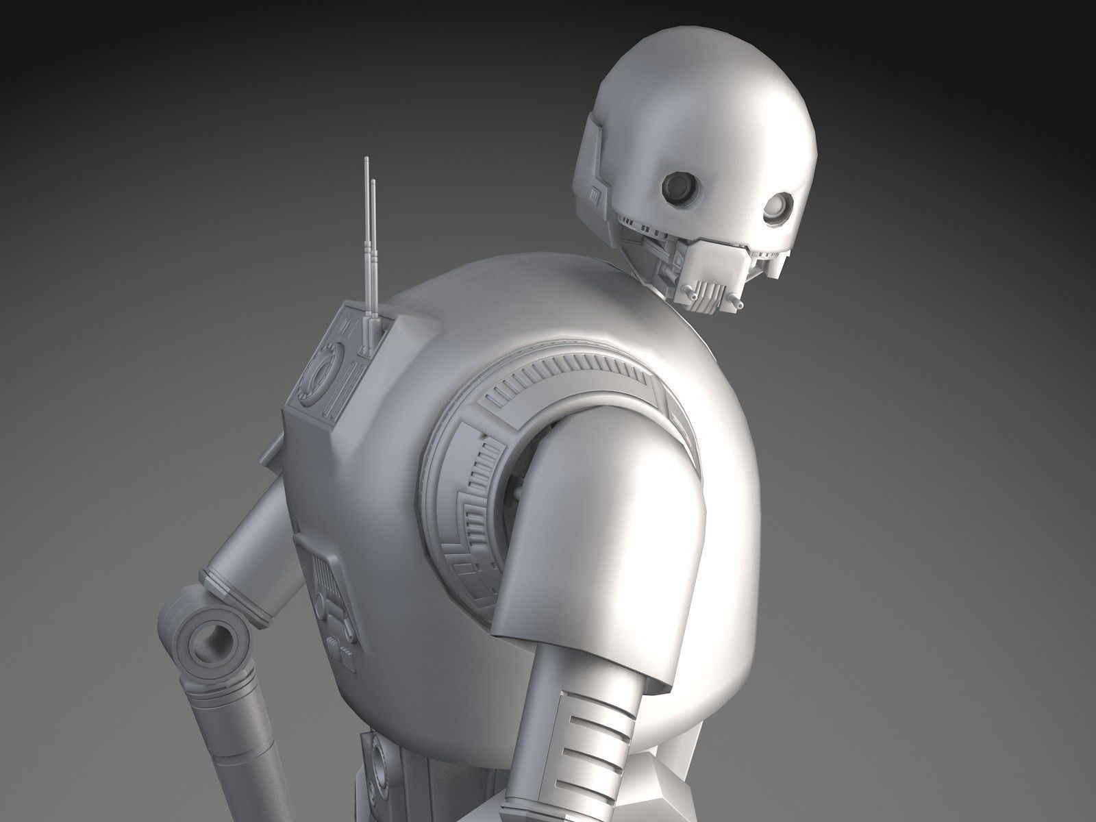 StarWars K2SO droid 3D model_17