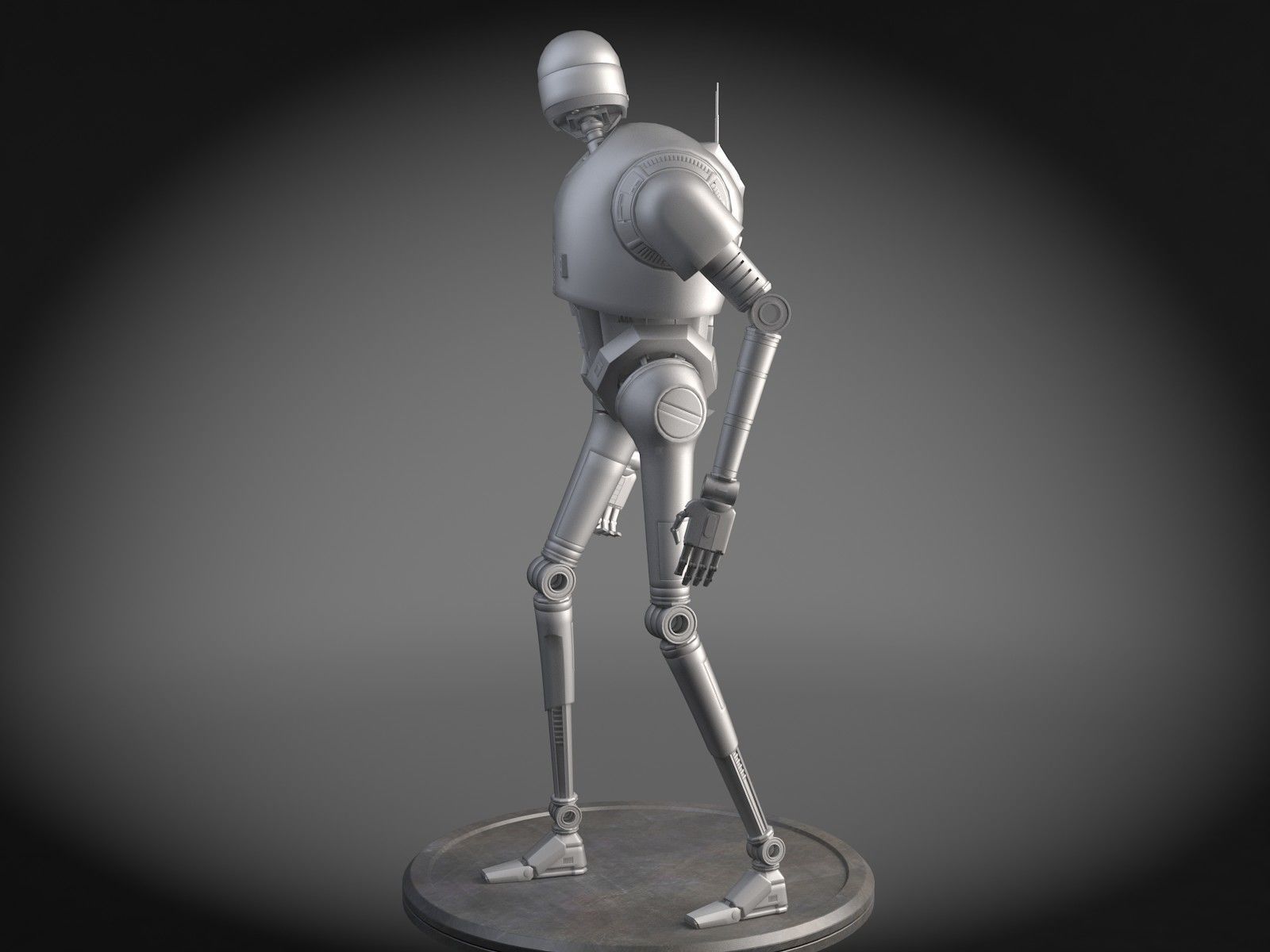 StarWars K2SO droid 3D model_16