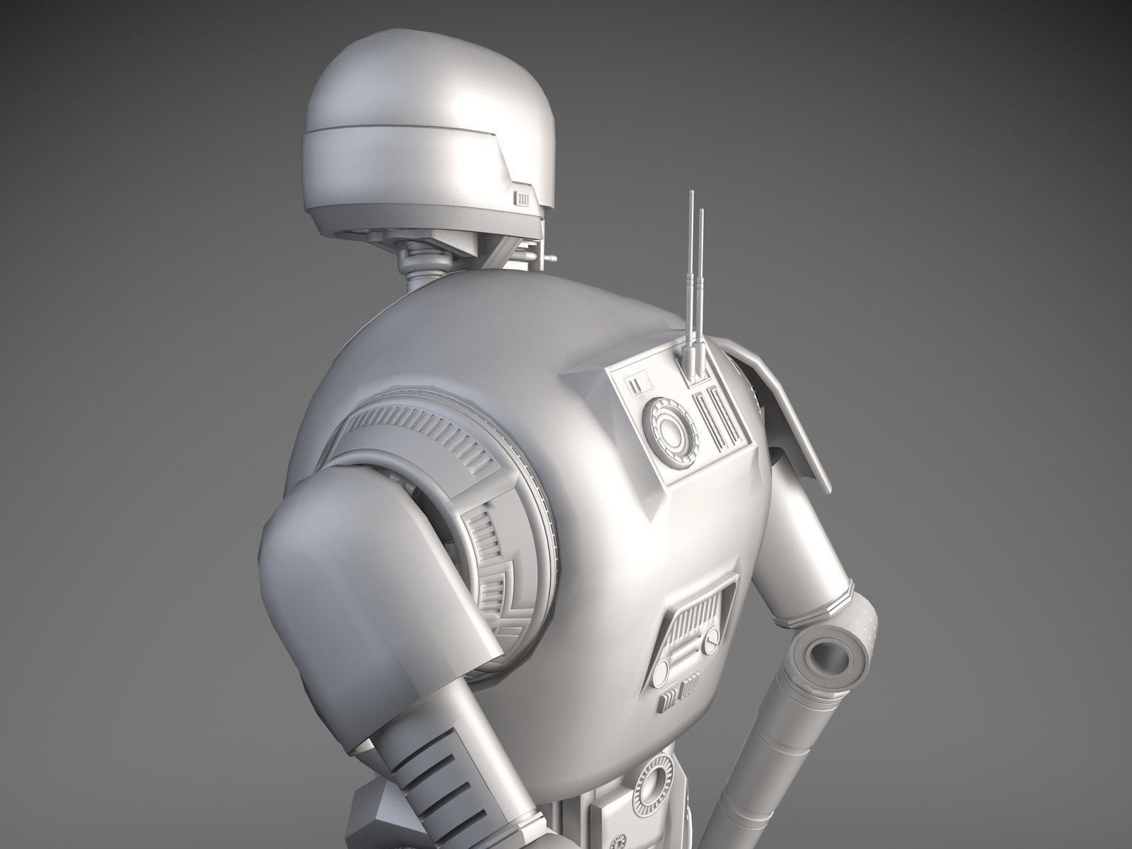 StarWars K2SO droid 3D model_18